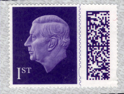 GB 2023 KC 3rd 1st Purple Barcode Machin MAIL Umm SG V5001 ( L578 ) - Unused Stamps