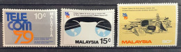 MALAYSIA -  MNH** - 1976  # 201/203 - Malaysia (1964-...)