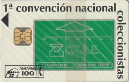 ESPAÑA. P-063. 1a Convención Nacional Coleccionistas. 1994-07. 5100ex. MINT (628) - Emisiones Privadas