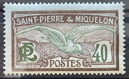 ST. PIERRE - MH* - 1909-1921  - # 87 - Neufs