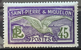 ST. PIERRE - MH* - 1909-1921  - # 88 - Nuevos