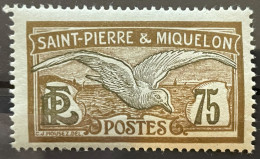 ST. PIERRE - MH* - 1909-1921  - # 90 - Neufs