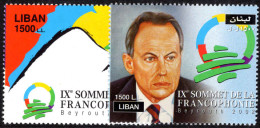 Lebanon 2002 Ninth Francophile States Summit Unmounted Mint. - Lebanon