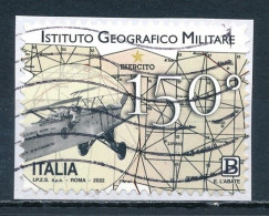 °°° ITALIA 2022 - ISTITUTO GEOGRAFICO MILITARE °°° - 2021-...: Afgestempeld