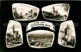 42624332 Guenzburg Kirche Stadttor Ortsansichten Panorama Guenzburg - Günzburg