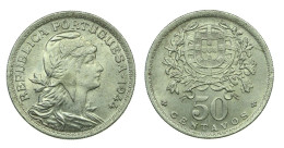 PORTUGAL - $50 ( 50 Centavos ) - 1944 - KM 577 - A.G. 20.09 - REPÚBLICA - Portugal