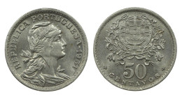 PORTUGAL - $50 ( 50 Centavos ) - 1951 - KM 577 - A.G. 20.13 - REPÚBLICA - Portugal