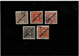 AUSTRIA,francobolli Per Giornali,tipi Del 1916,soprastampati,2 Con Dentellatura Privata,usati,qualita Ottima - Zeitungsmarken