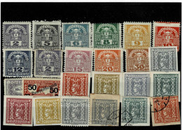 AUSTRIA,"Servizi"24 Pezzi MH,molti Con Dentellatura Privata Alcuni Usati,qualita Buona - Revenue Stamps