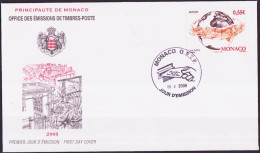 Europa CEPT 2008 Monaco FDC Y&T N°2632 - Michel N°2890 - 0,55€ EUROPA - 2008