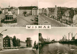 42622923 Wismar Mecklenburg Markt Wasserkunst Rathaus Hafen Breitscheid Stra?e W - Wismar