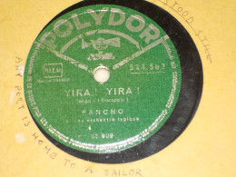 DISQUE VYNIL 78 TOURS TANGO ORCHESTRE TYPIQUE PANCHO - 78 Rpm - Schellackplatten