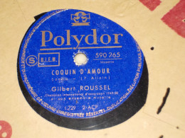 DISQUE 78 TOURS MUSETTE ET RUMBA DE GILBERT ROUSSEL 1952 - 78 Rpm - Schellackplatten