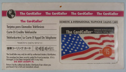 USA - The CardCaller - $15 - Domestic & International Calling Card - Mint In Original Folder - Autres & Non Classés