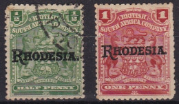 SOUTH AFRICA COMPANY RHODESIA BRITISH LE ROUGE EN NEUFS AVEC CHARNIERE * - Southern Rhodesia (...-1964)