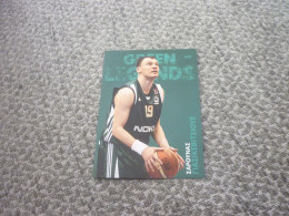 Šarūnas Jasikevičius Basket Basketball Lithuanian Panathinaikos Legend Champion VHTF Greek Edition Trading Card - Altri & Non Classificati