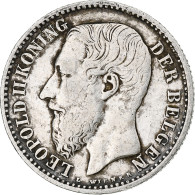 Monnaie, Belgique, Leopold II, Franc, 1887, TB+, Argent, KM:29.1 - 1 Frank