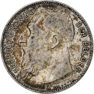 Monnaie, Belgique, Leopold II, Franc, 1909, TB, Argent, KM:57.1 - 1 Frank