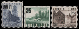 Norfolk-Insel 1960 - Mi-Nr. 37-39 ** - MNH - Freimarken / Definitives - Norfolk Island