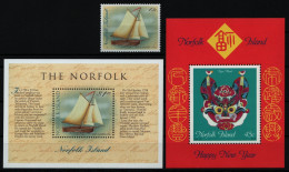 Norfolk-Insel 1998 - Mi-Nr. 676 & Block 22 & 26 ** - MNH - 3 Ausgaben - Norfolk Island