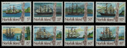 Norfolk-Insel 1985 - Mi-Nr. 356-359 & 360-363 ** - MNH - Schiffe / Ships - Norfolk Island