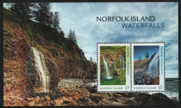 Norfolk-Insel 2017 - Mi-Nr. Block 65 ** - MNH - Natur - Wasserfälle - Norfolk Island