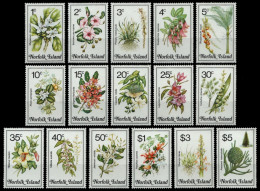 Norfolk-Insel 1984 - Mi-Nr. 319-334 ** - MNH - Pflanzen / Plants - Norfolk Island