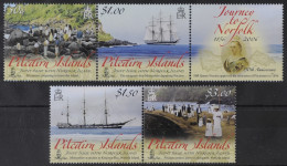 Pitcairn 2006 - Mi-Nr. 707-710 ** - MNH - Übersiedlung Nach Norfolk - Pitcairn Islands