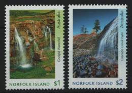 Norfolk-Insel 2017 - Mi-Nr. 1270-1271 ** - MNH - Natur - Wasserfälle - Norfolk Island