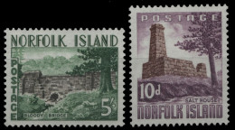 Norfolk-Insel 1961 - Mi-Nr. 42-43 ** - MNH - Ansichten - Norfolk Island