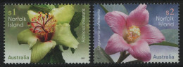 Norfolk-Insel 2017 - Mi-Nr. 1272-1273 ** - MNH - Blumen / Flowers - Norfolk Island