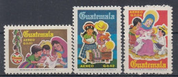 GUATEMALA 1074-1076,unused (**) Christmas 1977 - Guatemala