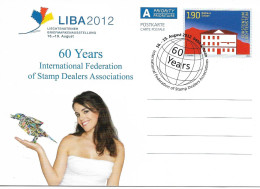 2012 Liechtenstein LIBRA 2012  Used - Ganzsachen