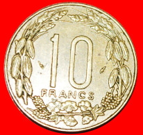 * FRANCE (1974-2003): CENTRAL AFRICA  10 FRANCS CFA 1977 ELANDS! · LOW START ·  NO RESERVE! - Sonstige – Afrika