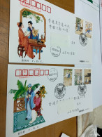 China Postally Used Cover 2003 Fairytale Butterflies - Lettres & Documents