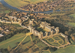 CARTOLINA  WINDSOR CASTLE,BERKSHIRE,INGHILTERRA,REGNO UNITO-AERIAL VIEW FROM SOUTH-EAST-NON VIAGGIATA - Windsor Castle