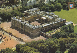 CARTOLINA  LONDON,INGHILTERRA,REGNO UNITO-BUCKINGHAM PALACE BY AIR-NON VIAGGIATA - Buckingham Palace