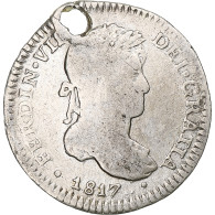 Monnaie, Pérou, Real, 1817, Lima, Lima, B, Argent, KM:114.1 - Pérou