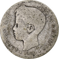 Monnaie, Espagne, Alfonso XIII, Peseta, 1900, Madrid, B+, Argent, KM:706 - Eerste Muntslagen
