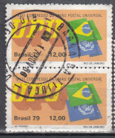 Brazilie 1979 Mi Nr 1726, Paar, UPU - Oblitérés