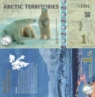 ARCTIC Territories 1,5 Polar Dollar 2014 UNC Polymer - Altri – America