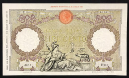 100 LIRE ROMA GUERRIERA FASCIO L'AQUILA 21 11 1942 N.c. Bel Bb/spl LOTTO 3718 - 100 Lire