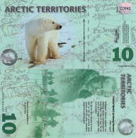 ARCTIC Territories 10 Polar Dollars 2010 UNC Polymer - Other - America