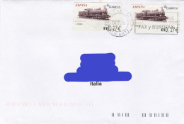 From Spain To Italy - 2005 (Museo Del Ferrocarril) - Cartas & Documentos