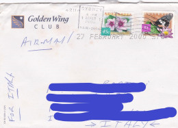 From Australia To Italy - 2000 - Lettres & Documents