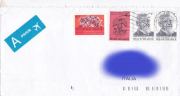 From Belgium To Italy - Storia Postale