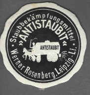 Cachet De Fermeture   -  Allemagne  - Antistaubit  - Werner  Rosenberg  Leipzig  - Staubbekampfungsmittel - Erinnophilie