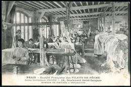 75 PARIS - SOCIETE FRANCAISE DE FILETS DE PECHE - ATELIER DE VISITAGE & REPARATION - ANCIEN ETABLISSEMENTS COCATRE - District 14