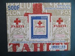 PF 2015 Y/T N° BF43 " Centenaire Des Timbres Croix-Rouge " Neuf** - Neufs