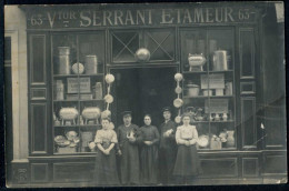 75 PARIS - VICTOR SERRANT - ETAMEUR - CPA PHOTO - SUPERBE - Straßenhandel Und Kleingewerbe